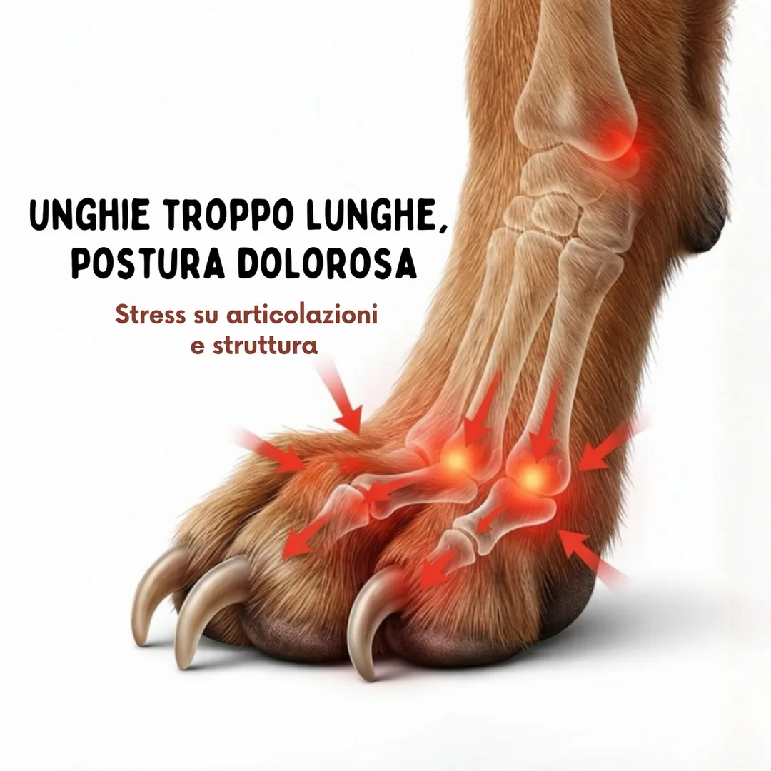 Prima: unghie troppo lunghe e postura dolorosa